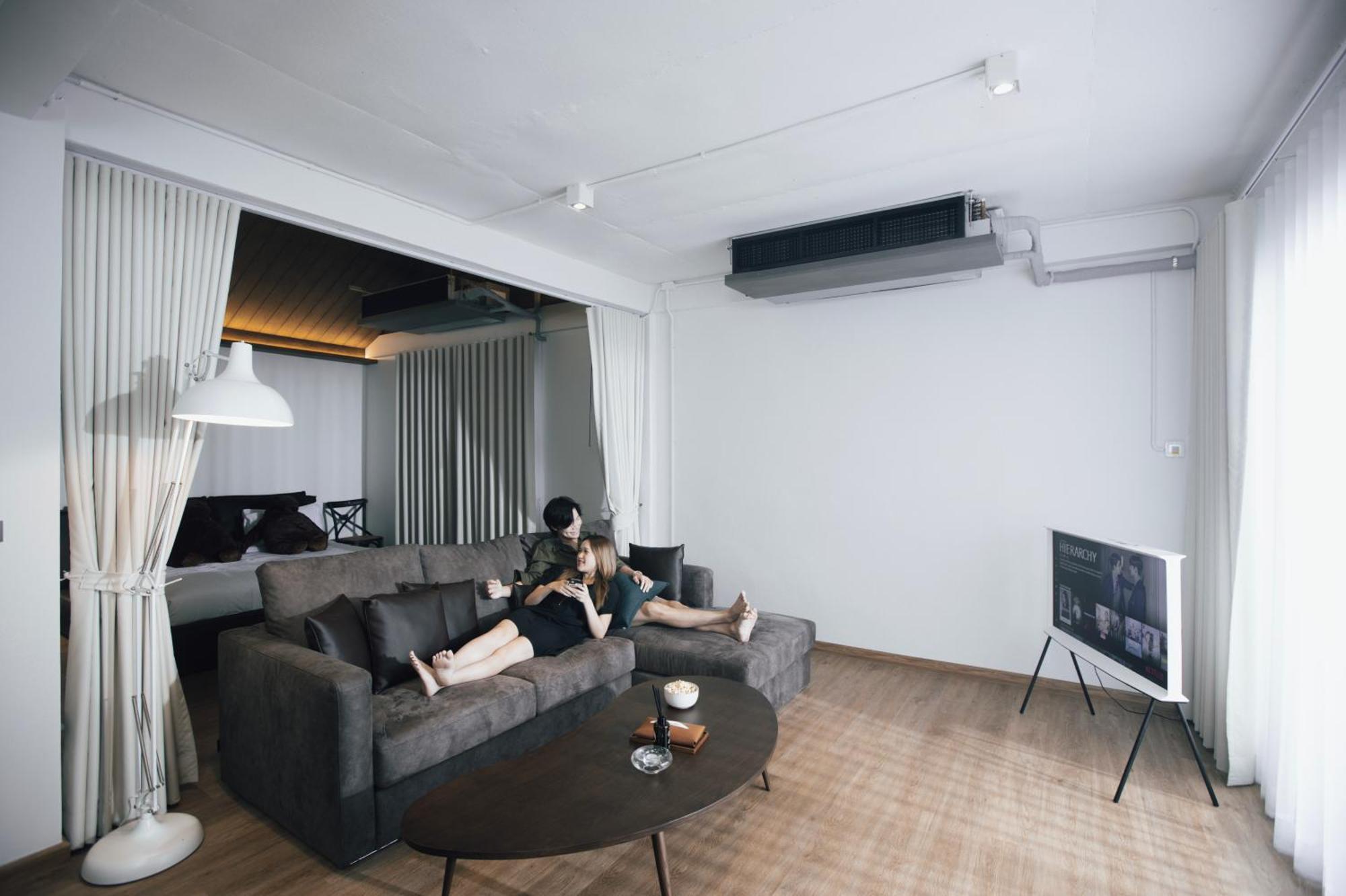 Apartamento The Lair Bangkok - 3Mins Walk To Icon Siam Exterior foto